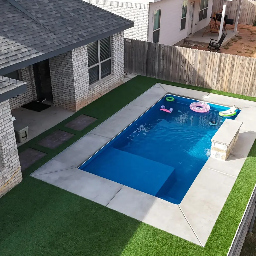Fiberglass Pool Installation in Odessa, TX, Midland, TX, and surrounding areas